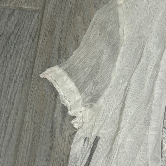 LIKE NEW! Women's Elena Wang Sheer Boho Layered Top - MEDIUM - Picture 7 of 13